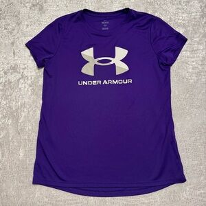Under Armour Purple Youth Size LargeT-Shirt